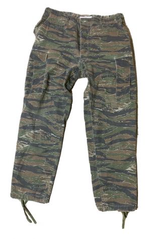 Vtg Propper Men’s Camo Tiger Stripe Trousers Combat Pants Size Large