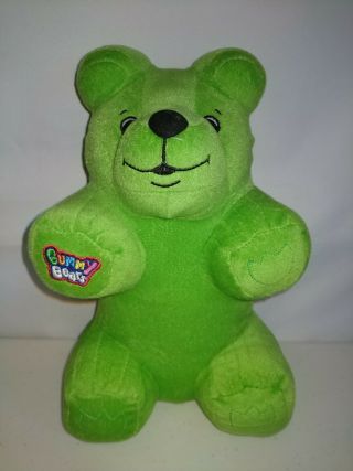 Green Gummy Bear Candy Plush 2009 Street Play Edition Rare