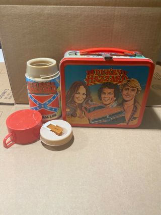 The Dukes Of Hazzard Lunch Box General Lee Tin Lunch Box