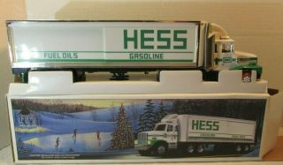 Hess Toy Semi Truck Toy Bank Series Edition Premium Gasoline W/box