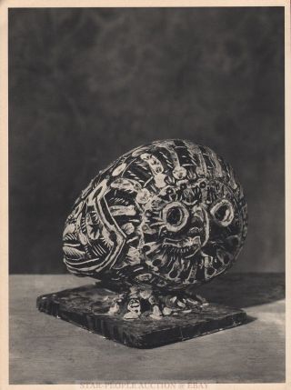 Pablo Picasso - Owl Ceramic Very Rare Heliogravure Verve 1951