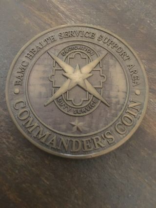 Real Army Challenge Coin - Brooke Army Medical Center Commanders Coin