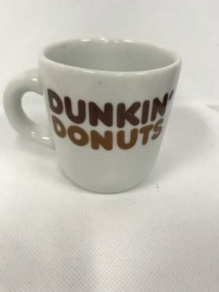 Vintage Glasbake Glass Dunkin Donuts Coffee Mug Vintage Logo