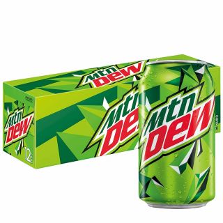 (2 Pack) Mountain Dew Cans 12 Count,  12 Fl Oz