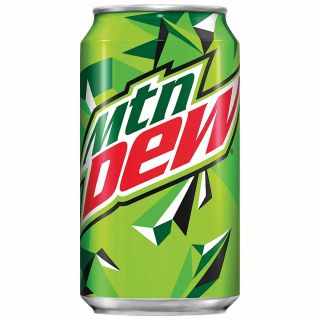 (2 Pack) Mountain Dew Cans 12 Count,  12 Fl Oz 2