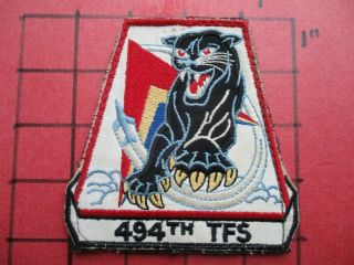 Air Force Squadron Patch Usaf 494 Tfs Tactical Fighter Lakenheath
