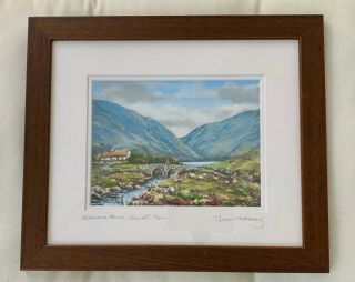 " Welcome Home,  Quiet Man " Framed And Signed Print,  Certificate Of Authenticity