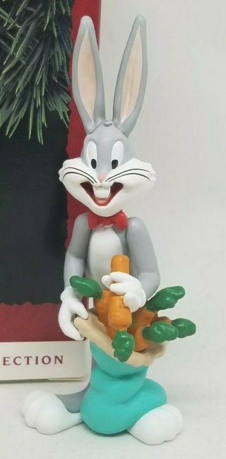 Looney Tunes Bugs Bunny Hallmark Keepsake Christmas Ornament 1993 Box Damage
