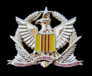 Arvn South Vietnam General Emblem Lapel Hat Pin Up Army Marines Navy Air Force