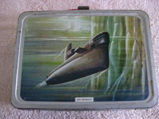 1960 U.  S.  Submarine Lunch Box By Thermos