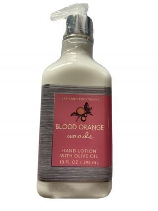 Bath & Body Blood Orange Woods Pump Hand Lotion With Olive Oil 10oz