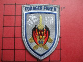 Air Force Squadron Patch Usaf 44 Fs F - 15 Eagle Forager Fury Ii 2013 B