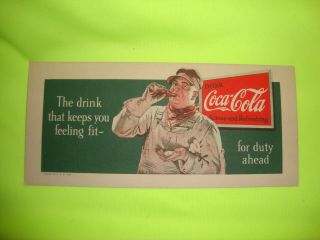 Coca Cola Nos 1935 Ink Blotter (redbonzjunktiques)