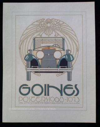 1973 Goines Poster 1968 - 1973 Berkeley Saint Hieronymus Press Small Version