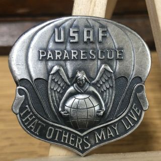 Vietnam Usaf Pararescue Badge - Us Air Force Pj Jump Para That Others May Live
