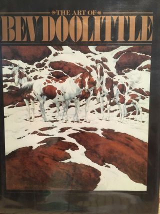 Hb Gift Book Bev Doolittle Art Oop $60 Western Native Americans Indians Deal $22