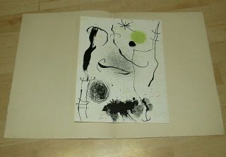 1964 Joan Miro Bouquet Reves Pour Leila Lithograph