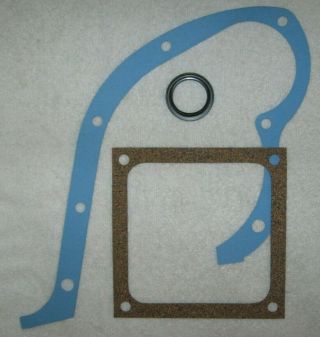 Allis Chalmers Wc Wf Wd Wd45 Front Main Seal & Timing Cover Gasket 3 Pc Set