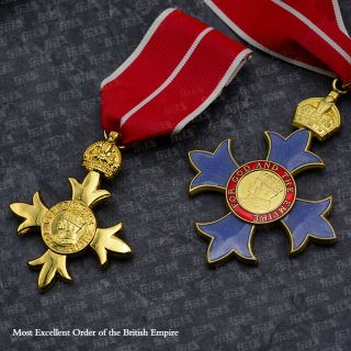 British Royal Military And Civilian King George V Obe Cbe Order Of The British