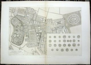 84 Rome Roman Forum Plan Layout Design 1910 D 