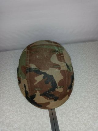 Army Pasgt Made With Kevlar Helmet Large L - 1 8470 - 01 - 092 - 7528 W/strap