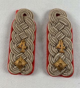 Post Wwii East German Army,  4th Panzer Regiment Shoulder Boards