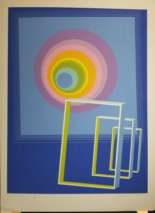 Years Rita Cooper Limited Edition Signed Silkscreen " Spacescape "