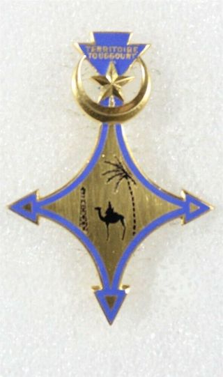 French Army Badge: Territoire De Touggourt - Drago