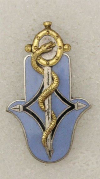 French Army Badge: Service De Santé Armée De Terre En Algerie - Drago G1779