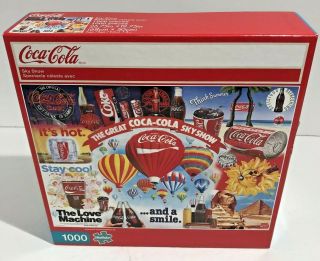 Coca - Cola Sky Show The Love Machine And A Smile 1000 Piece Puzzle By Buffalo