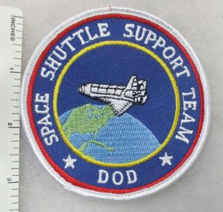 Dod / Nasa Space Shuttle Support Team Patch Vintage