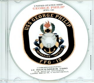 Uss George Philip Ffg 12 Commissioning Program 1980 Navy Plank Owners