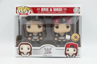 Funko Pop Brie And Nikki Bella Twins Wwe Exclusive (black Gear)