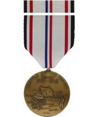 Battle Of The Bulge Commemorative Medal And Ribbon