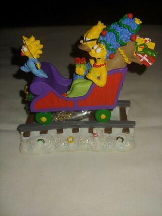 The Simpsons Hamilton Christmas Express Train All Aboard For The Holidays Marge