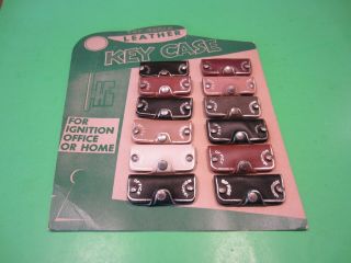Vintage Leather Key Case Cardboard Store Display