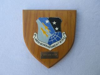 Vintage Cold War Usaf Air Force 416th Bombardment Wing Wall Plaque
