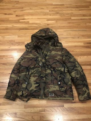 Us Army 1st Infantry Division “the Red 1” Camo Jacket Size Xl