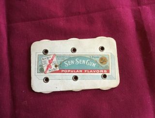 Vintage Collectible Sen Sen Gum Perpetual Baseball Counter Card 2