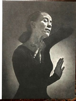 Yousuf Karsh Photogravure Portrait Art Photo Print,  1960s - Martha Graham