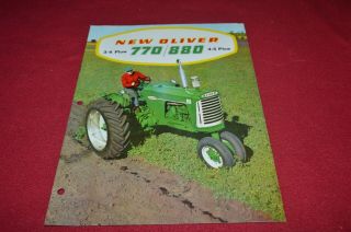 Oliver Tractor 770 880 Tractor Brochure Fcca