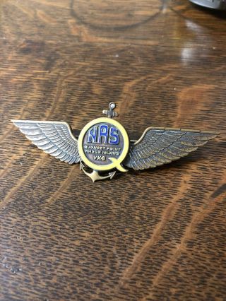 Quonset Point Naval Air Station Badge For Flight To Arctic Operation Deep Freeze
