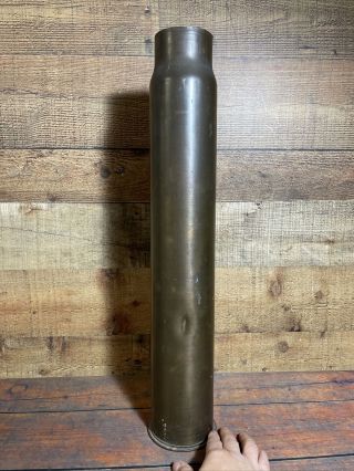 3 inch 50 Cal MK7 Brass Artillery Shell Cartridge 23” 1947 2