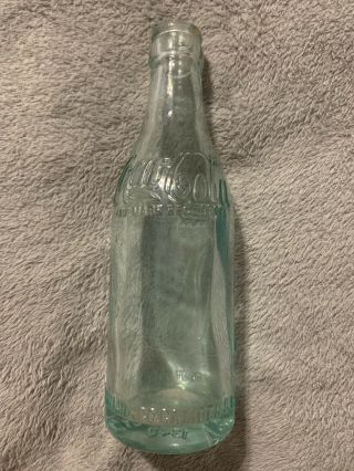 Straight Sided Coca - Cola Embossed Soda Bottle Camden,  Sc South Carolina