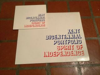 America Kent Bicentennial Portfolio " Spirit Of Independence " 12 Prints 1975