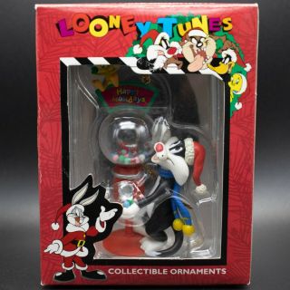 Vtg 97 Looney Tunes Sylvester and Tweety Gumball Machine Christmas Ornament 3
