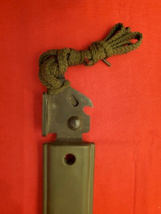 Vintage US M7 Bayonet w/Scabbard and Wire Cutter.  Made in Germany. 4