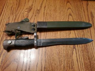 Vintage Ww1 Or Ww2? Military Bayonet