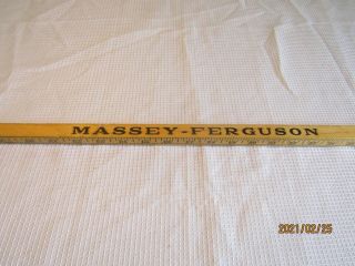 Vtg Massey - Ferguson Square Wood Advertising Walking / Yard Stick 36 " Counter