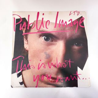 Vintage - Public Image Ltd - This Is What You Want - Album Promo Poster 1984